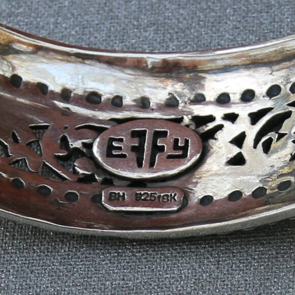 Effy Sterling Silver and 18K Cuff Bracelet - Picture 3 of 3